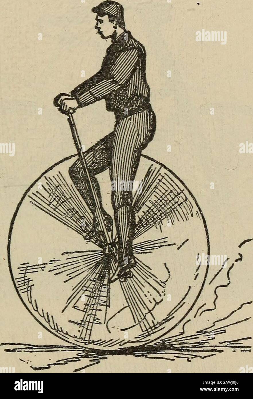 a cycle with a single wheel