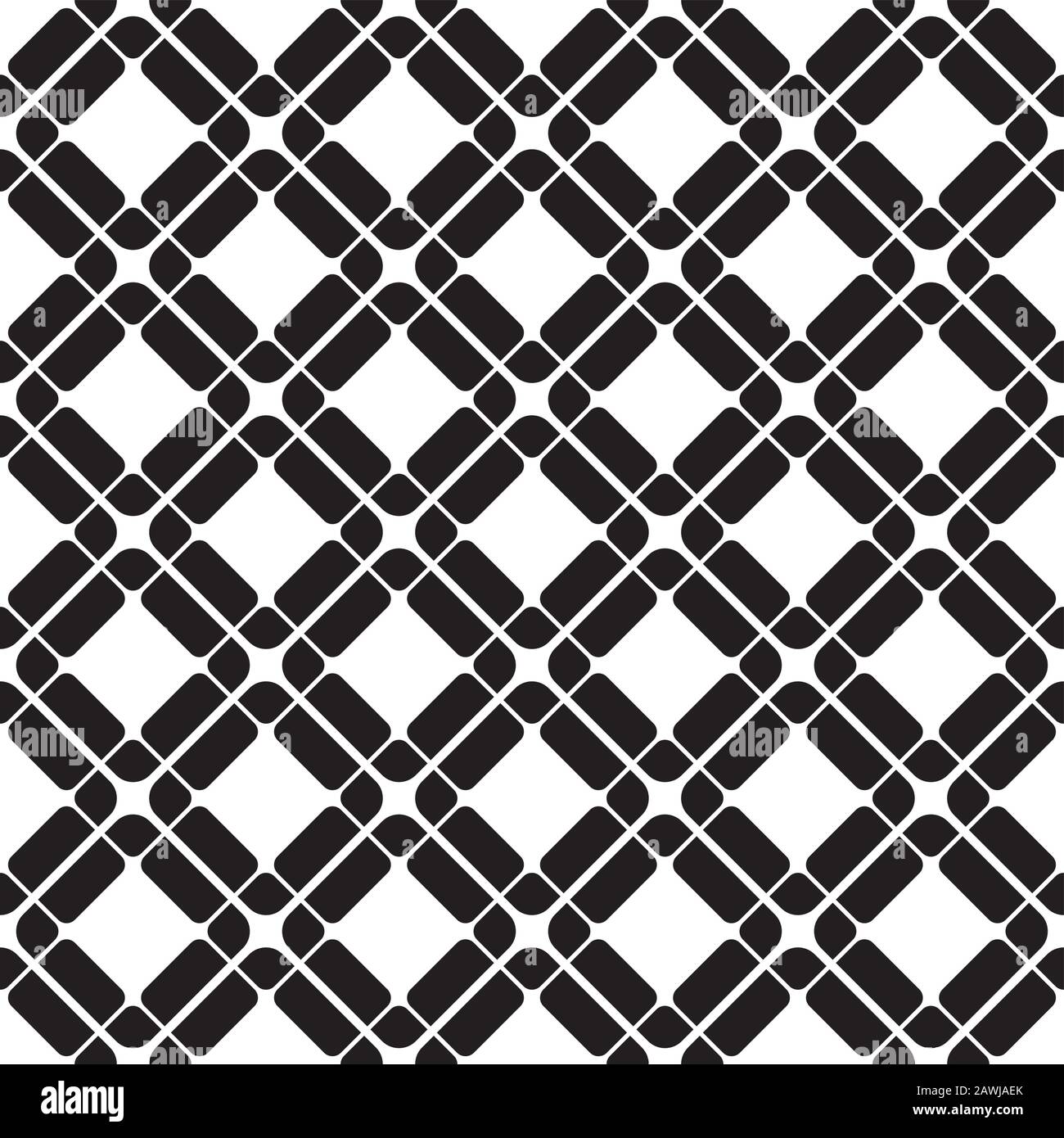 Seamless abstract geometric rounded tile pattern background Stock ...