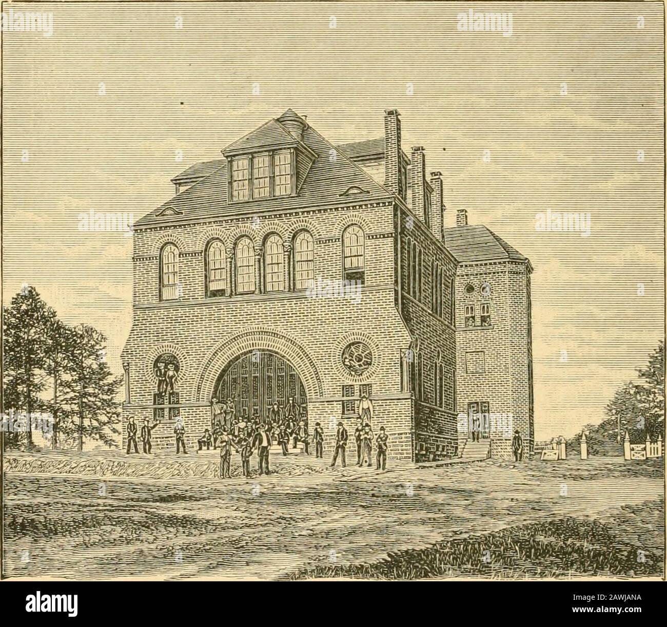 Presbyterians : a popular narrative of their origin, progress, doctrines, and achievements . artered the institution in 1777 as LibertyHall. Before the Revolution likewise, among the re-fined, cultivated and goodly people of South-side Vir-ginia, under a title that revealed the ardent love of itsfriends for freedom and rectitude, bearing the name oftwo of the most pure and noble patriots England or theworld has known, Hampden-Sidney was established,a college whose light and influence have been unbrokenand undimmed for more than a century. So, too,the sturdy Presbyterians of the Valley, feeling Stock Photo