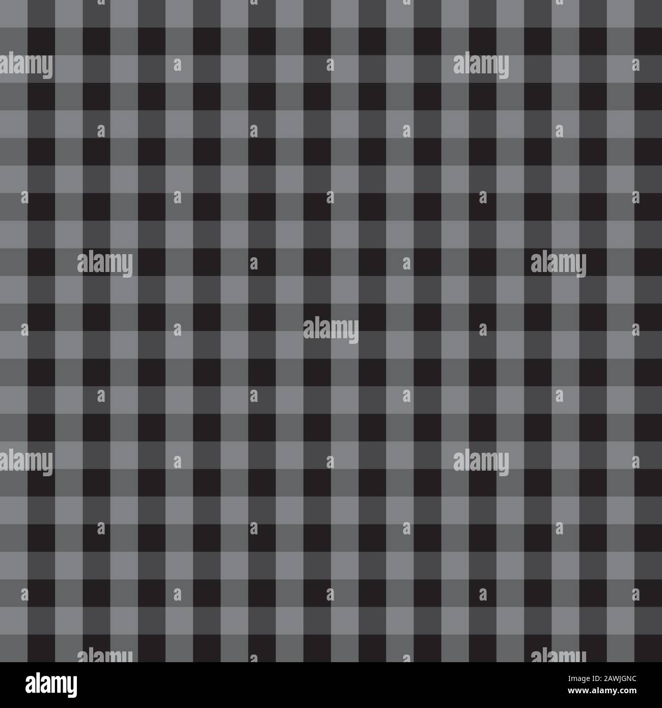 Seamless black gingham pattern in vector format Stock Vector Image ...
