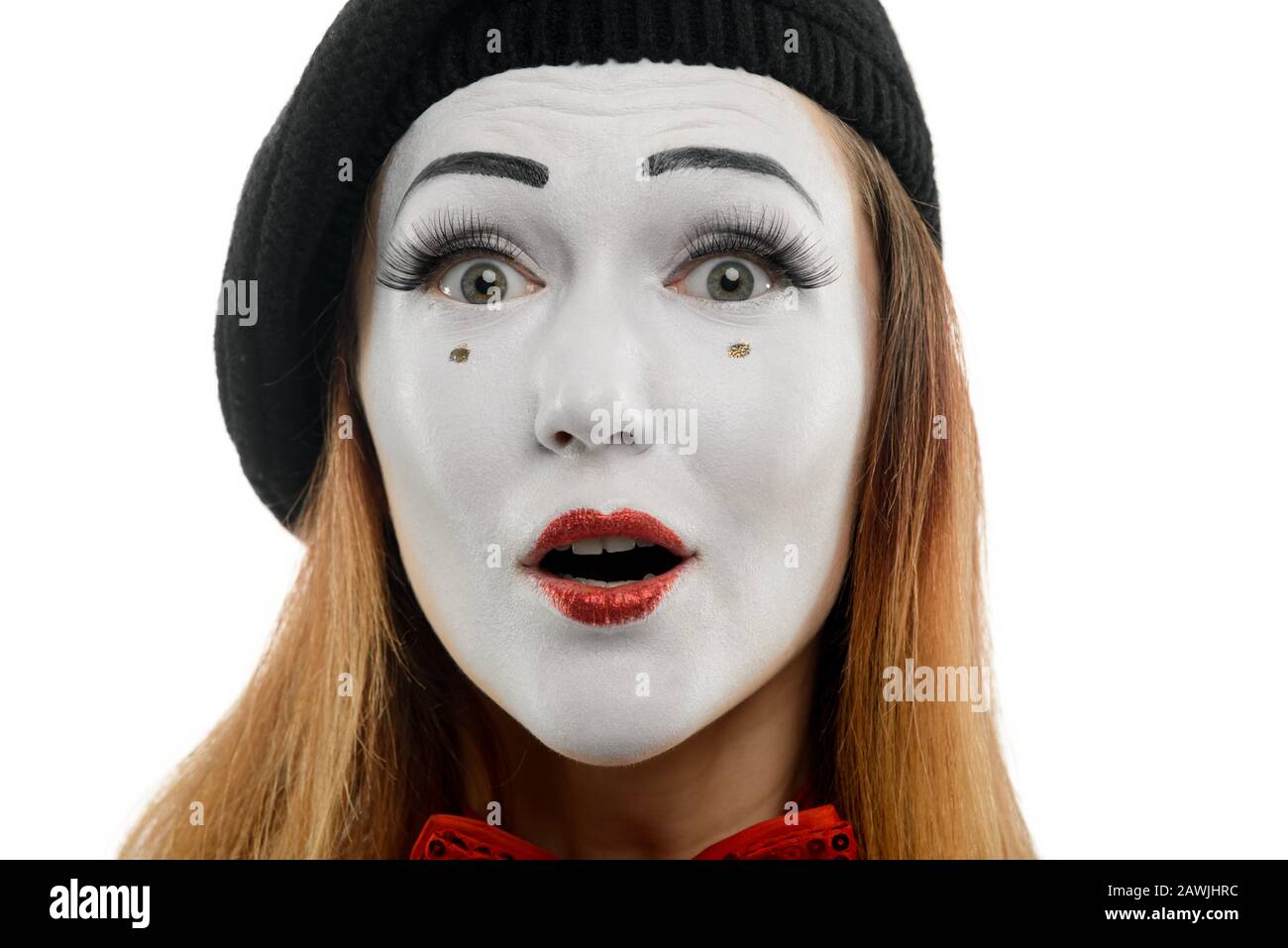 Mime face hi-res stock photography and images - Alamy