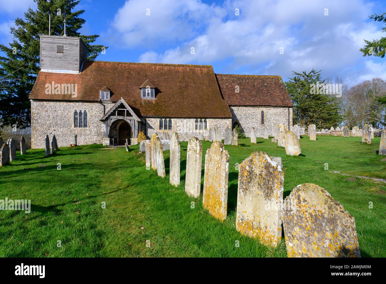 Parish Church of St Margaret of Antioch, Wellow, Hampshire, England, UK Stock Photo