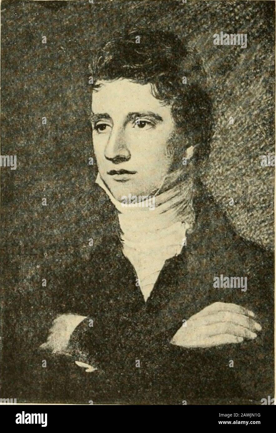 Literary by-paths in old England . Haydoxs Life-mask of Keats LITERARY BY-PATHS placed to the credit of Leigh Hunt that the intro-duction was effected through him. This friend-ship naturally gave Keats admission to the familycircle of the Reynoldses in their home in LittleBritain, and that he valued the privilege is mani-fest from more than one passage in his letters.It was a privilege he shared in common withCharles Lamb and Thomas Hood, and many other literary aspi-rants of the earlynineteenth cen-tury. That factalone might besufficient to stampthe Reynoldses as aremarkable family.But other Stock Photo