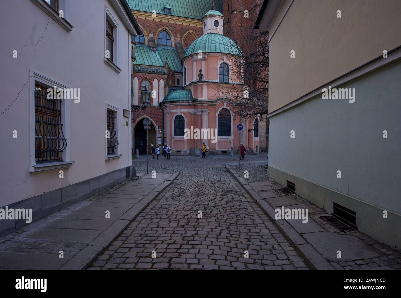 Gothic Cathedral Of Saint Johns Wroclaw High Resolution Stock ...