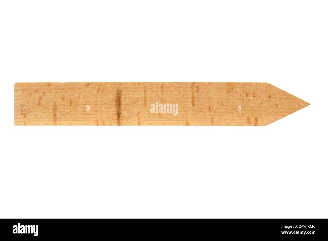 Wooden direction sign isolated on white background Stock Photo - Alamy