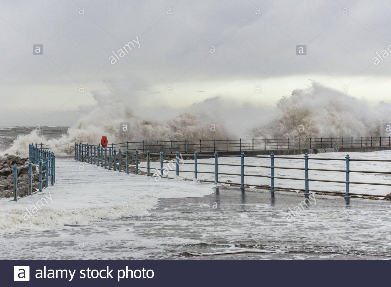 Sandylands Promenade Morecambe Lancashire Uk High Resolution Stock
