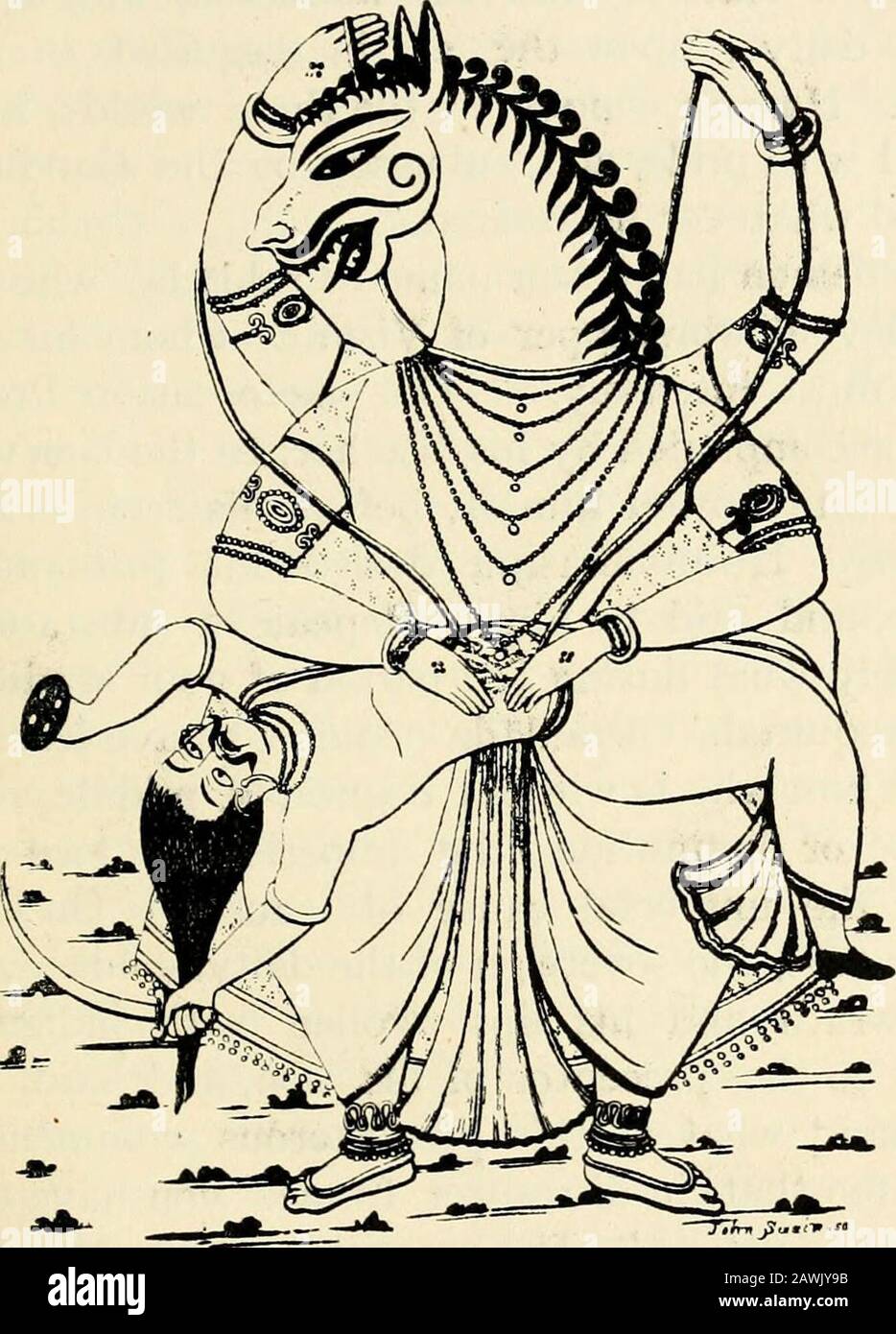 Hindu mythology, Vedic and Purānic . singha or Man-lion Avatara. In the ...