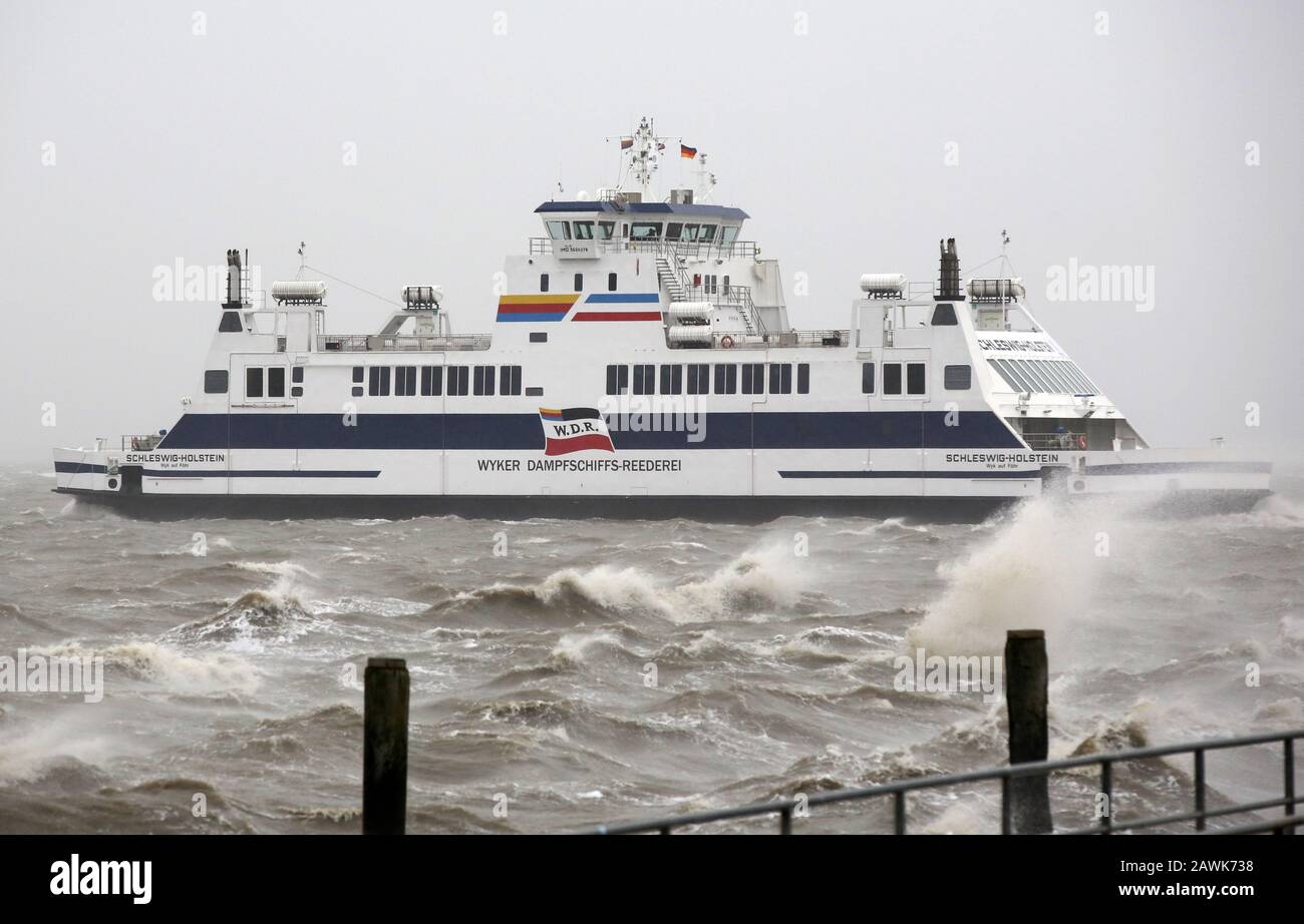 Dagebüll, Germany. 9th Feb 2020. 09 February 2020, SchleswigHolstein