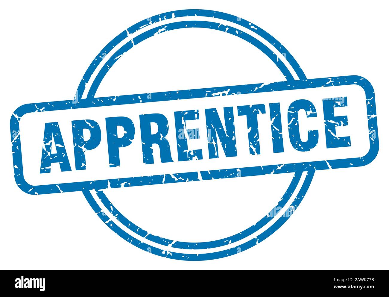 apprentice stamp. apprentice round vintage grunge sign. apprentice Stock Vector