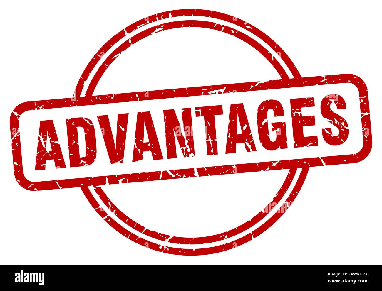 advantages stamp. advantages round vintage grunge sign. advantages ...