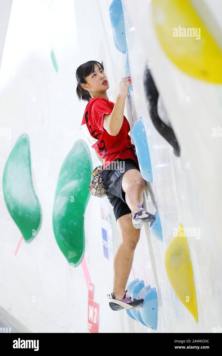Aya Sugawara, February 8, 2020 Sport Climbing The 15th Bouldering