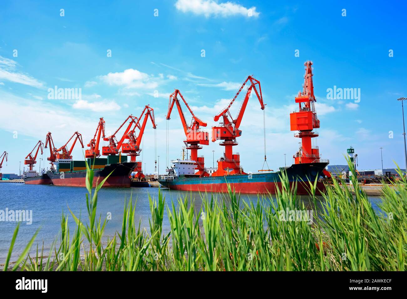 cargo berth Stock Photo Alamy