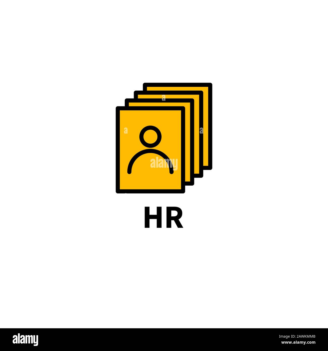 Workers resume, pr icon, public relation vector illustration Stock Vector