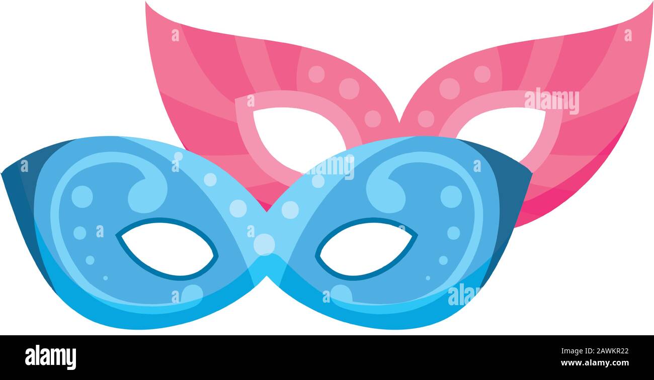 Masks design, Party celebration event happy birthday holiday surprise