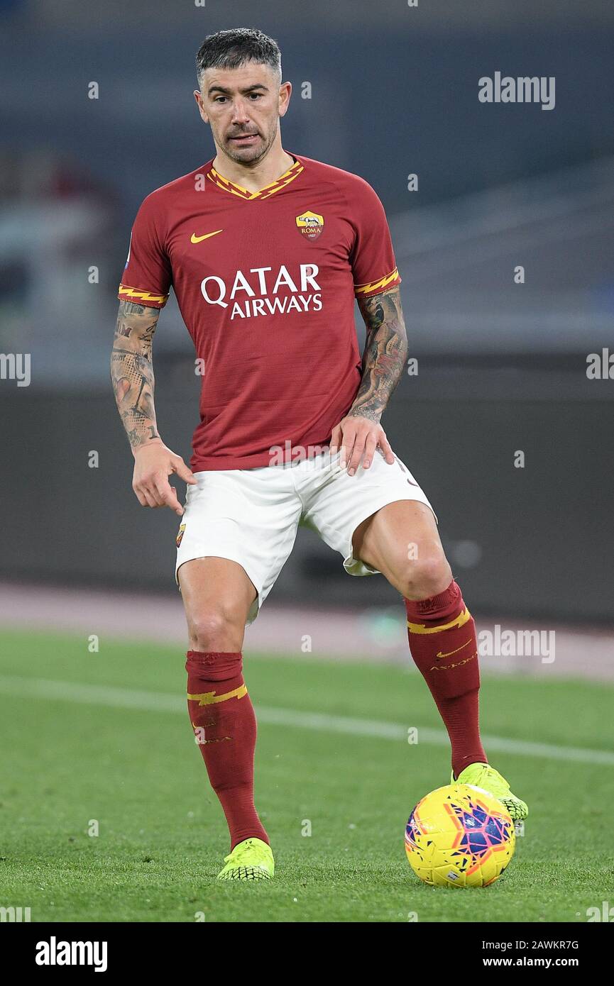Rome Italy 07th Feb 2020 Aleksandar Kolarov Of As Roma During The Serie A Match Between