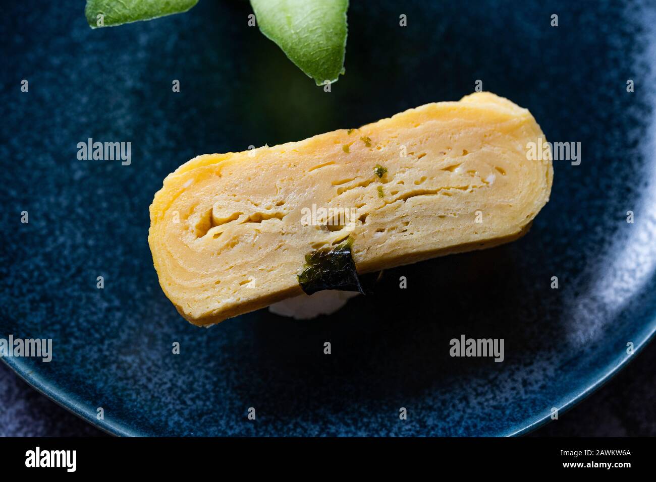 Japanese Dashimaki Tamago made from Egg Sushi Marinated with Dashi Soup