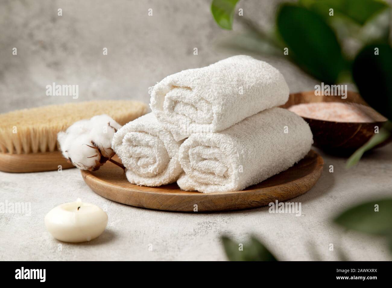 Zero waste. eco friendly bathroom accessories. spa concept Stock Photo