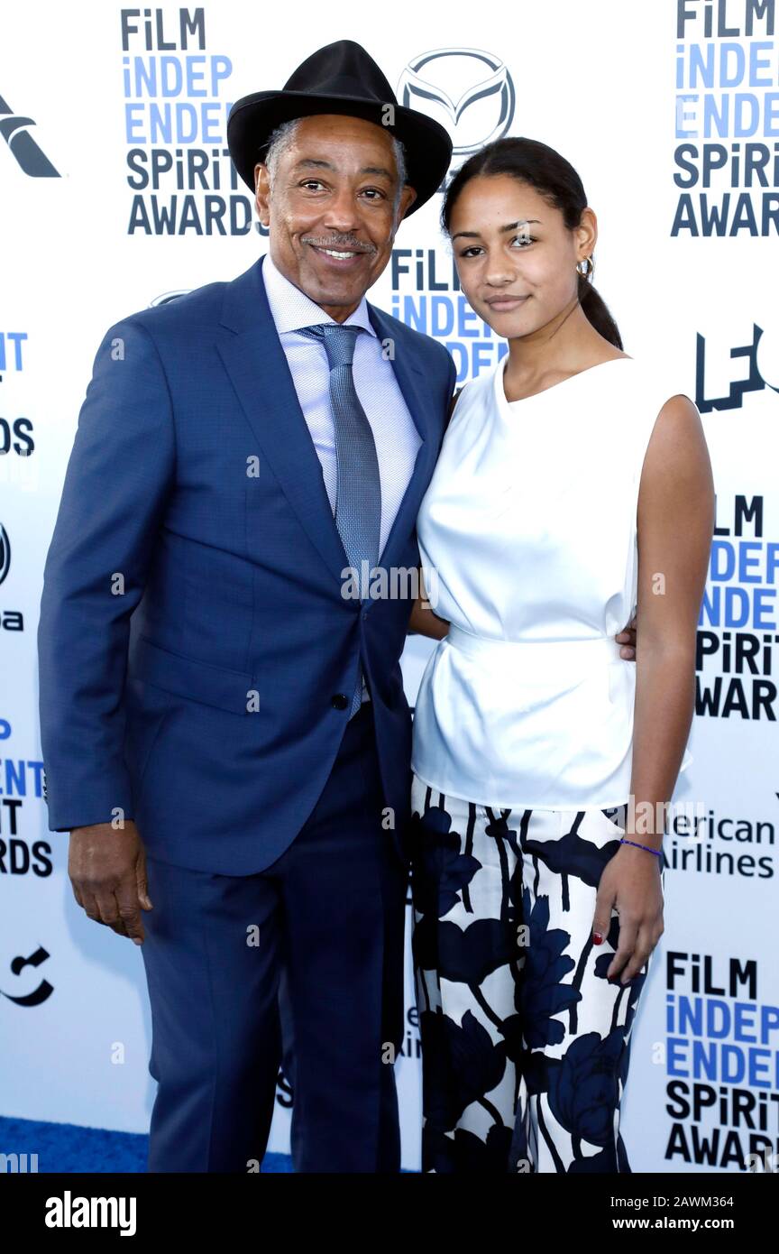 Giancarlo Esposito with daughter Shayne Lyra Esposito at the 35th Annual Film Independent Spirit