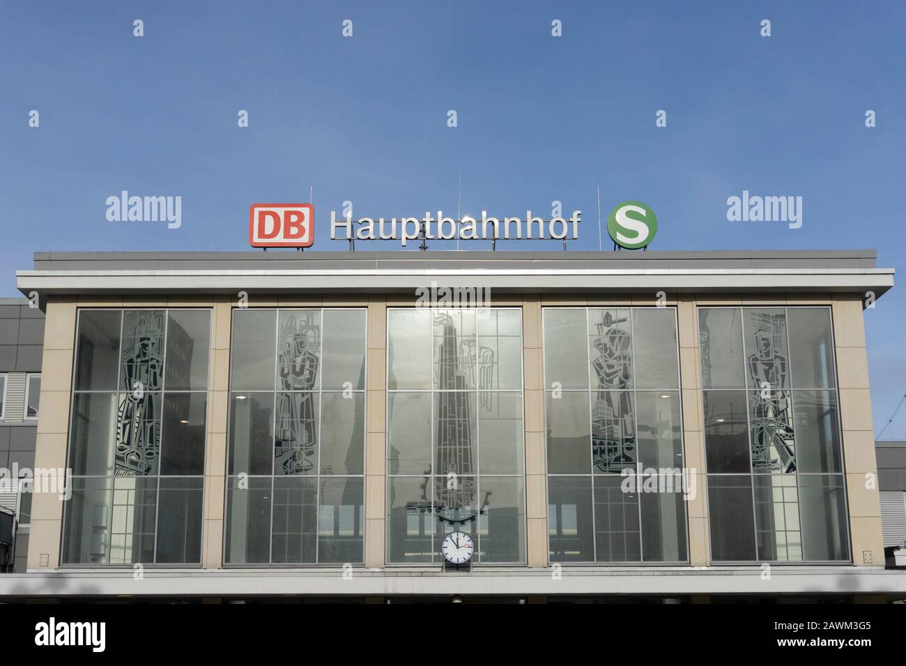 Main train station, Dortmund, Ruhr area, North Rhine-Westphalia, Germany, Europe Stock Photo