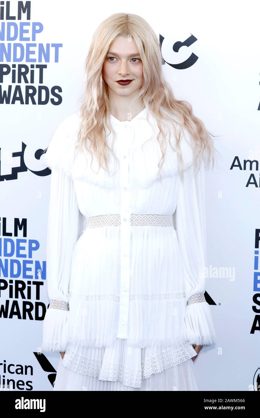 Hunter Schafer at the 35th Film Independent Spirit Awards 2020 ceremony