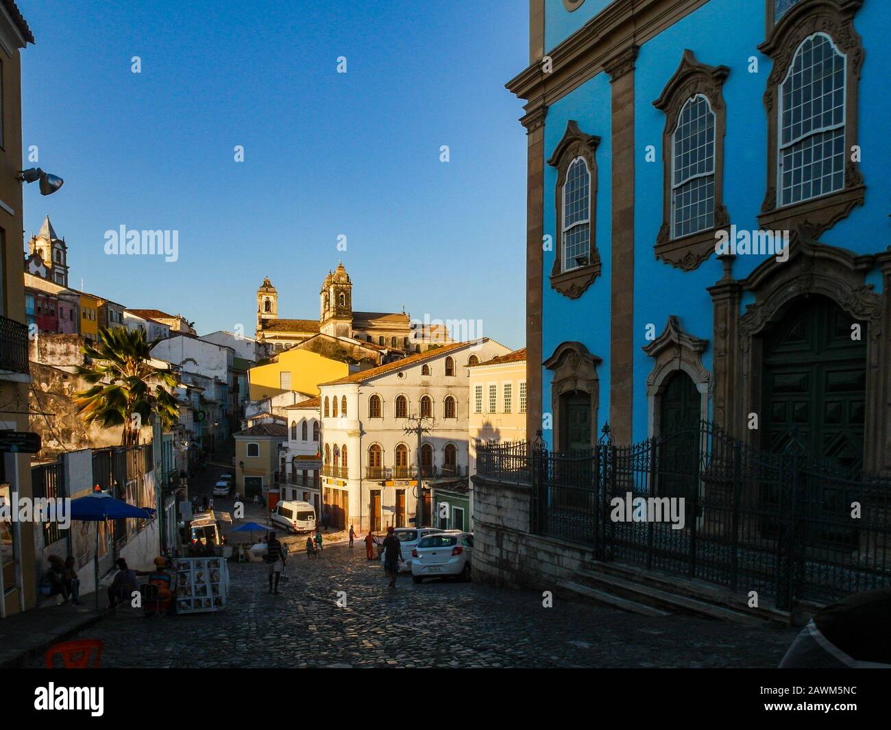 old town of Savador da Bahia, also known as Pelourinho Stock Photo