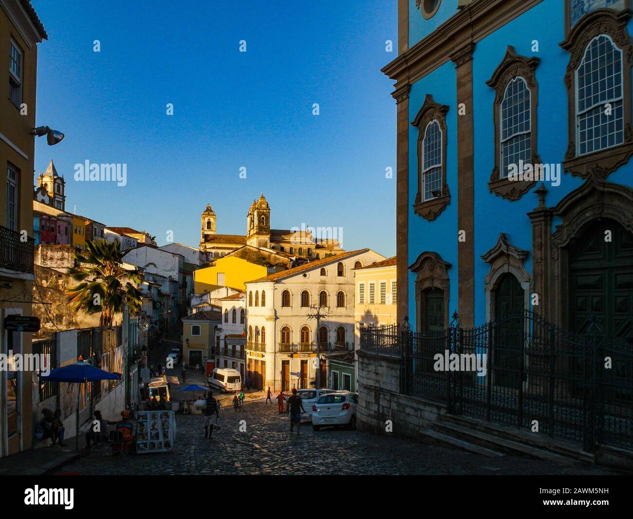 old town of Savador da Bahia, also known as Pelourinho Stock Photo