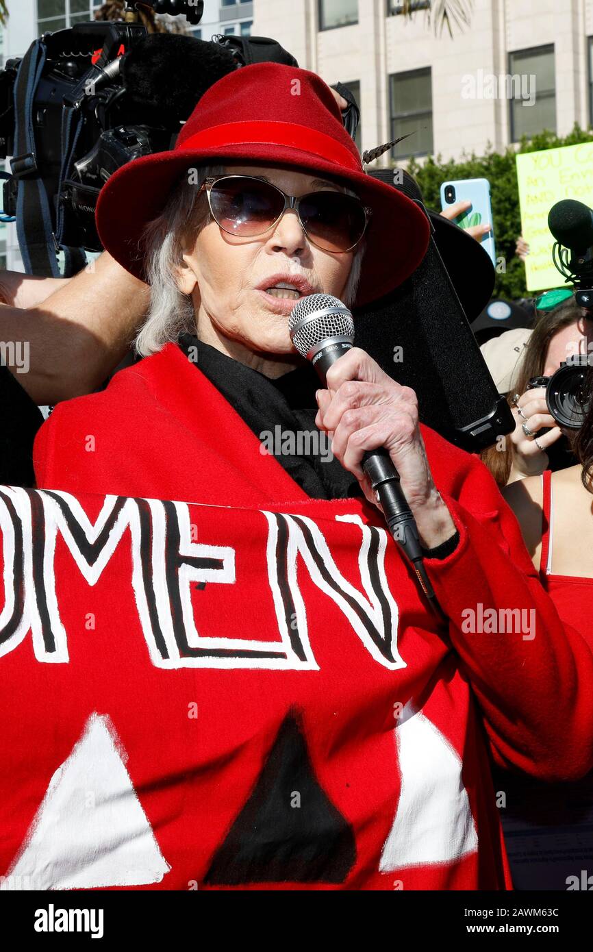 Jane Fonda at the Fire Drill Fridays rally versus the climate emergency
