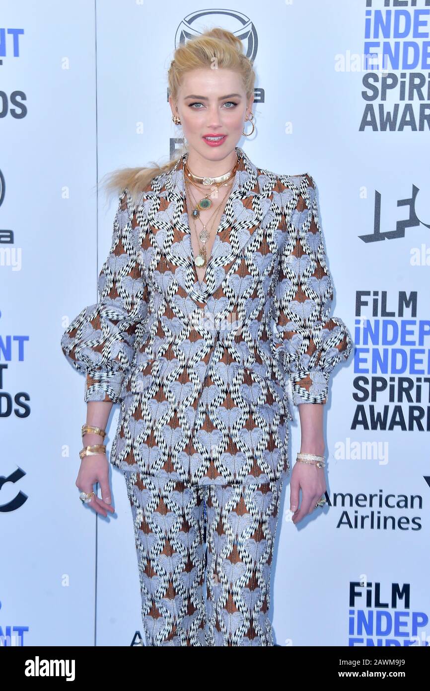 Amber Heard at the 35th Film Independent Spirit Awards 2020 ceremony at