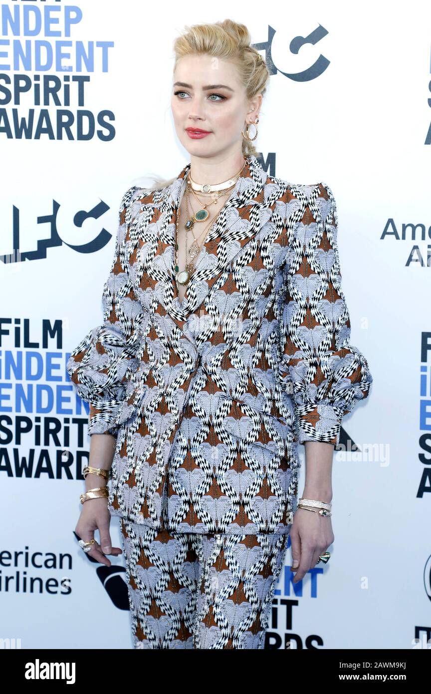 Amber Heard at the 35th Film Independent Spirit Awards 2020 ceremony at