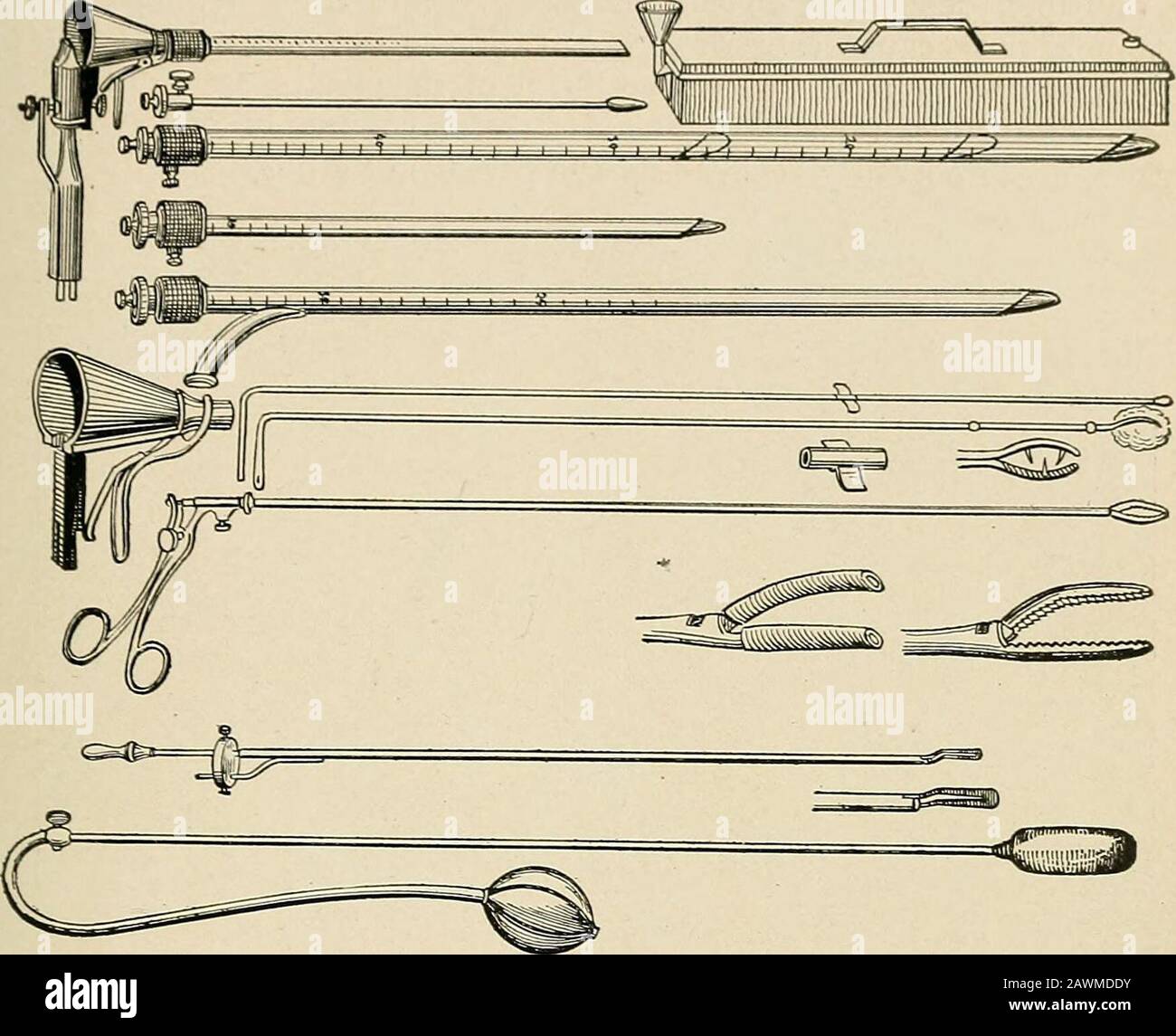 The practice of surgery . Fig. 45.—Esophageal stricture. Shows