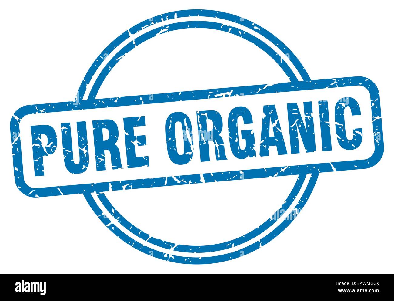 pure organic stamp. pure organic round vintage grunge sign. pure ...