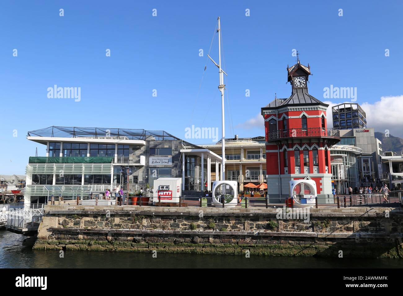 Nelson Mandela Gateway to Robben Island, and Clock Tower, V&A