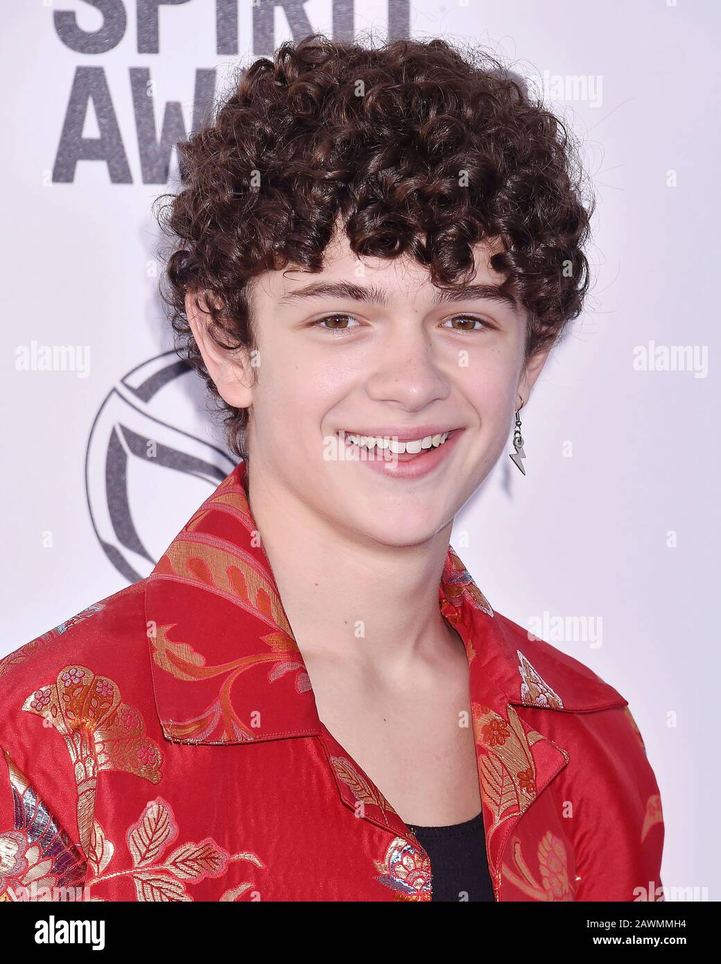 SANTA MONICA, CA - FEBRUARY 08: Noah Jupe attends the 2020 Film Independent  Spirit Awards On the Beach on February 08, 2020 in Santa Monica, California  Stock Photo - Alamy