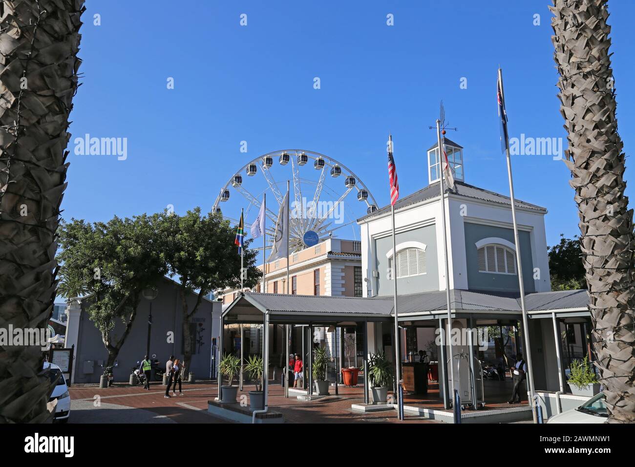 Alfred Mall and Hotel, V&A (Victoria and Alfred) Waterfront, Cape Town, Table Bay, Western Cape Province, South Africa, Africa Stock Photo