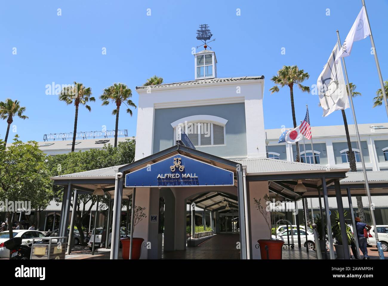 Alfred Mall and Hotel, V&A (Victoria and Alfred) Waterfront, Cape Town, Table Bay, Western Cape Province, South Africa, Africa Stock Photo
