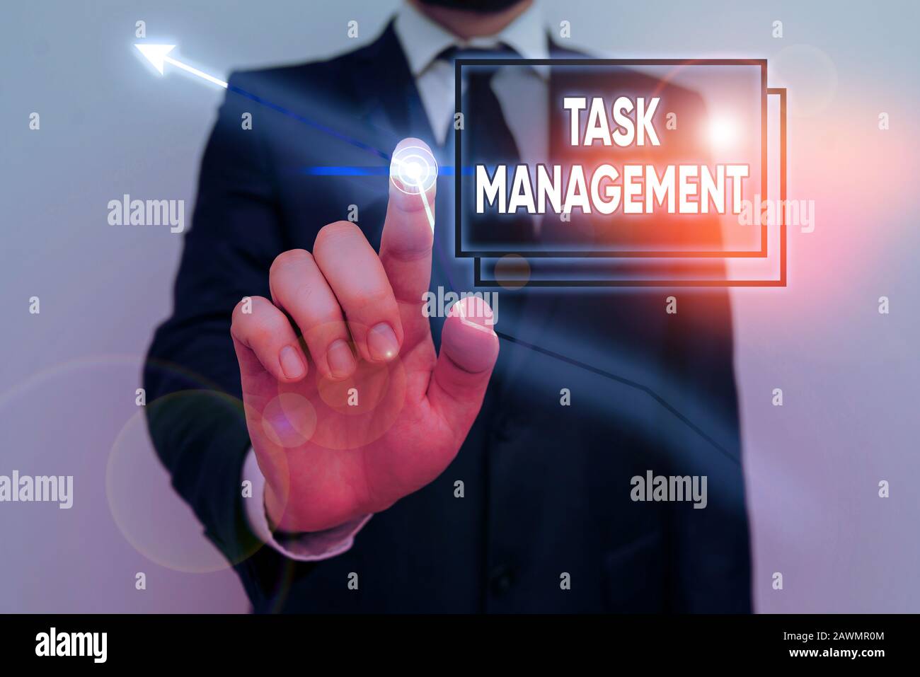 Handwriting text Task Management. Conceptual photo the process of ...