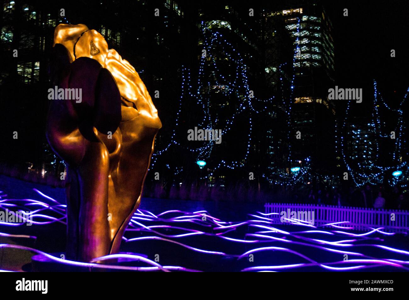 Winter Lights Stock Photo