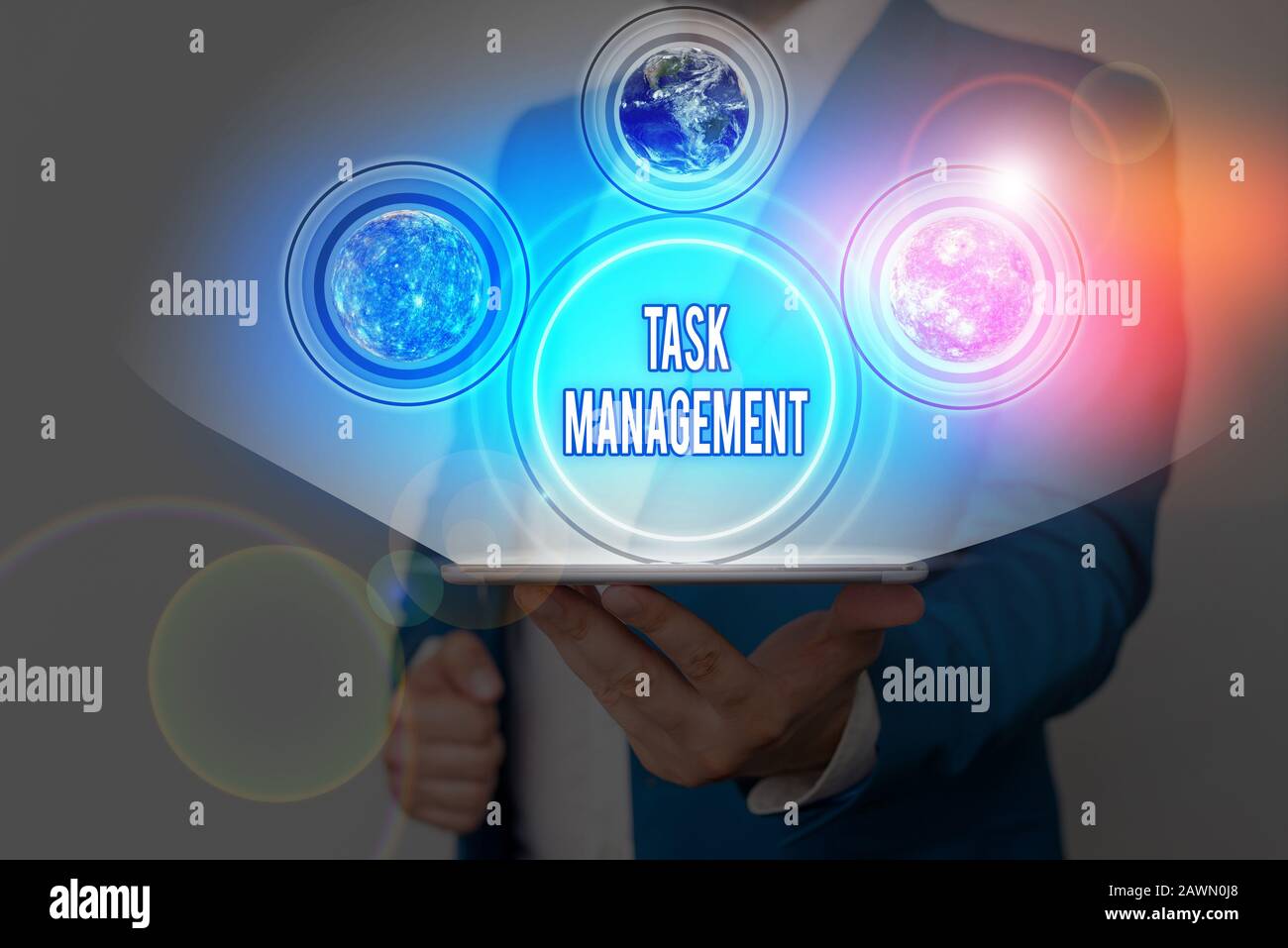 Task Management Text Handwriting text writing Task Management. Conceptual photo the process ...