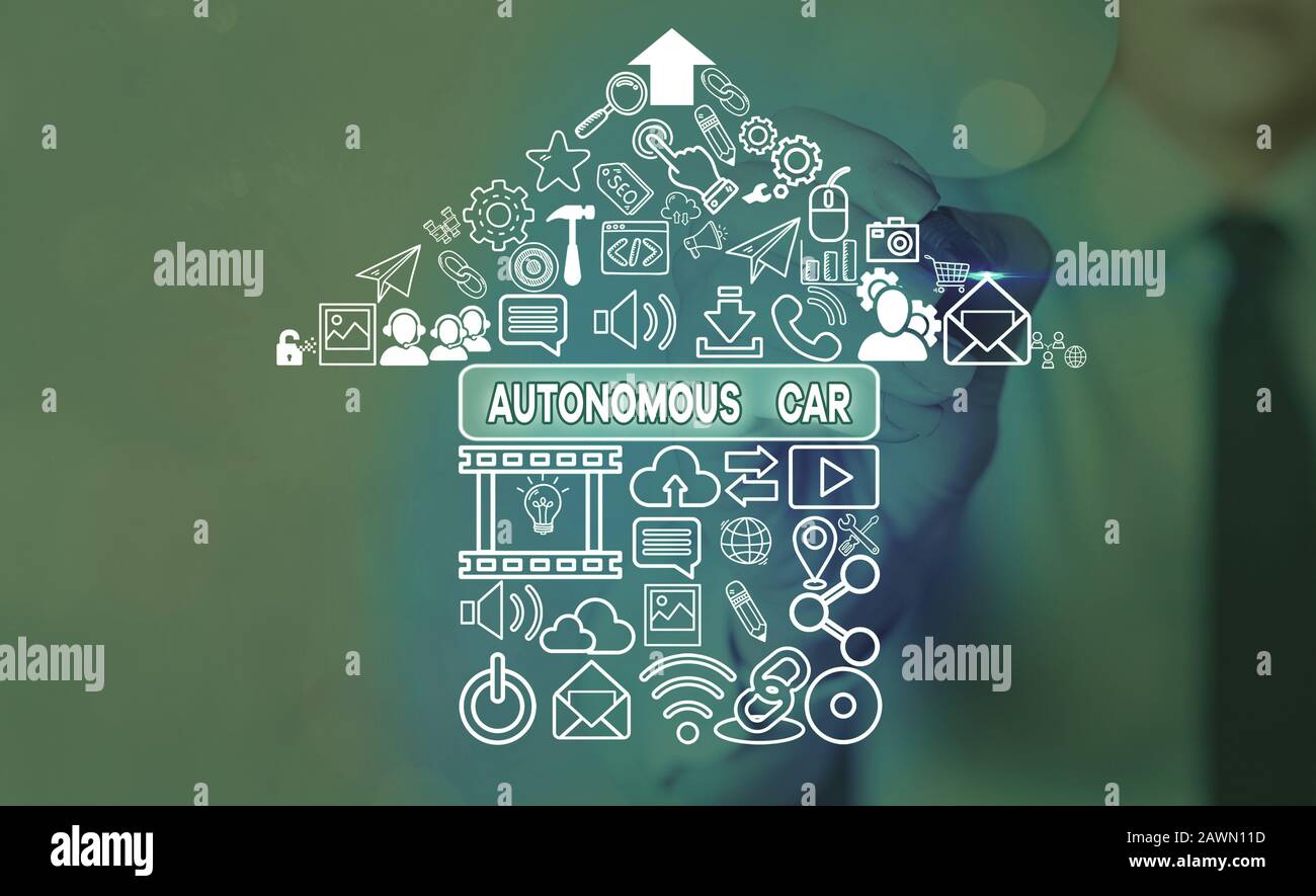 Word writing text Autonomous Car. Business photo showcasing vehicle ...