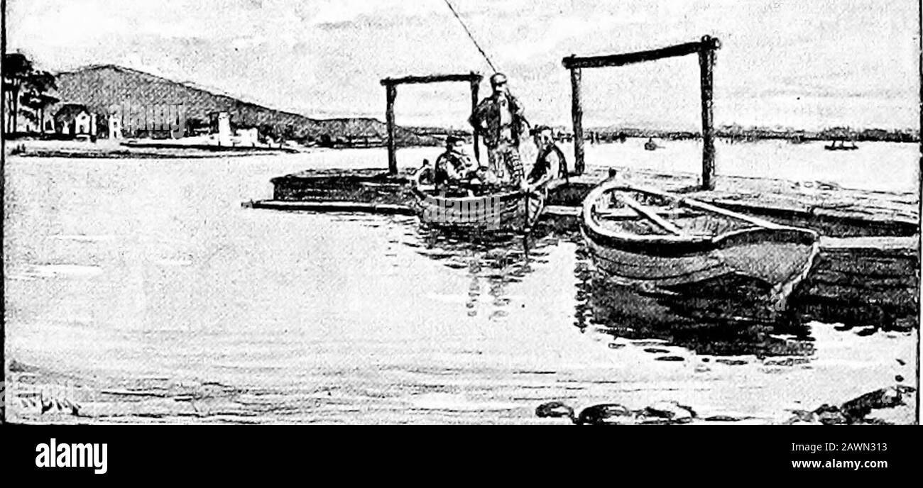 Angling sketches . - happy, with LOCH LEVEN 91 Ronsards latest poems, with Italian romances,Avith a boat on the loch, and some Rizzio to sing-to her on the still summer days. From herCastle she would hear how the politicians weresquabbling, lying, raising a man to divinity andstoning him next da)-, cutting each others heads. ^!^v!^:r7i::3;: . «g^t&lt;^iaBa^— . :^.«ie*^ THE STARTING PLACE off, swearing and forswearing themselves, con-spiring and caballing. Suave iiiari, and the peaceof Loch Leven and the island hermitage wouldhave been the sweeter for the din outside. Awoman, a Queen, a Stuart, Stock Photo