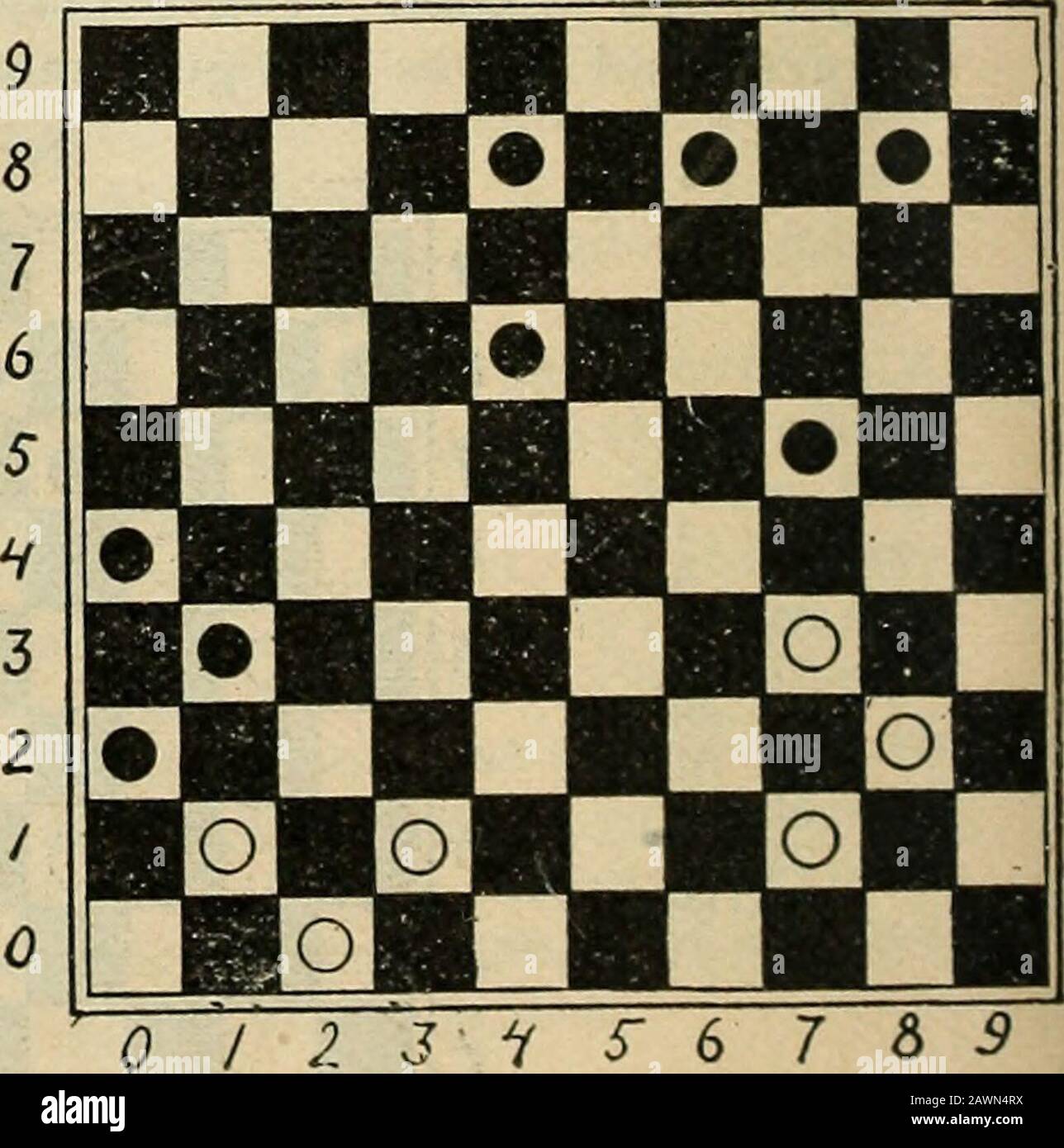 Checkers; a treatise on the game . the student. No. II. 9 6 7 3- 45 3 6 35—40 5 57 35 59—68 79 57 4 51-60 73-51 5 60-68X1 84 75 J, o ??? 4^ ^ ? ? ?? ? • ? ^W  N ? ? B ?jt^ ? ??? ? ? ??? ? B s ?K &gt; 68- 7 75 64 (— - 8 64 5 8- - 9 5 46 9- - 4 46 37 4- -17 hite wins 0f25&567&9 40 CHECKERS. No. III. No. IV. ? ? ? ? ? ? ? n ? s ? ? ?^ ? B ? ? n opl ? ? ? o 2M ? ? ? V ?? ? ? ? V ? ? ? ? . 11 ? ? ? ? ? ? ? ? • ? • ? ? ? D ? ? ? ? 0? ?? 0 ? 0 ? 0 ? ? 0 ? ? 0 ? 0? ? ? 0 •**r-- • 0JZ3iS6rdS 0 1 Z 3 i 5 6 7 8 3 51—60 68 46 59—68 15 3 73 51 42—53 7 59 31—42 60-42 64 42 37-48 3 51 80 62 31—97X5 59 37 2—3 Stock Photo