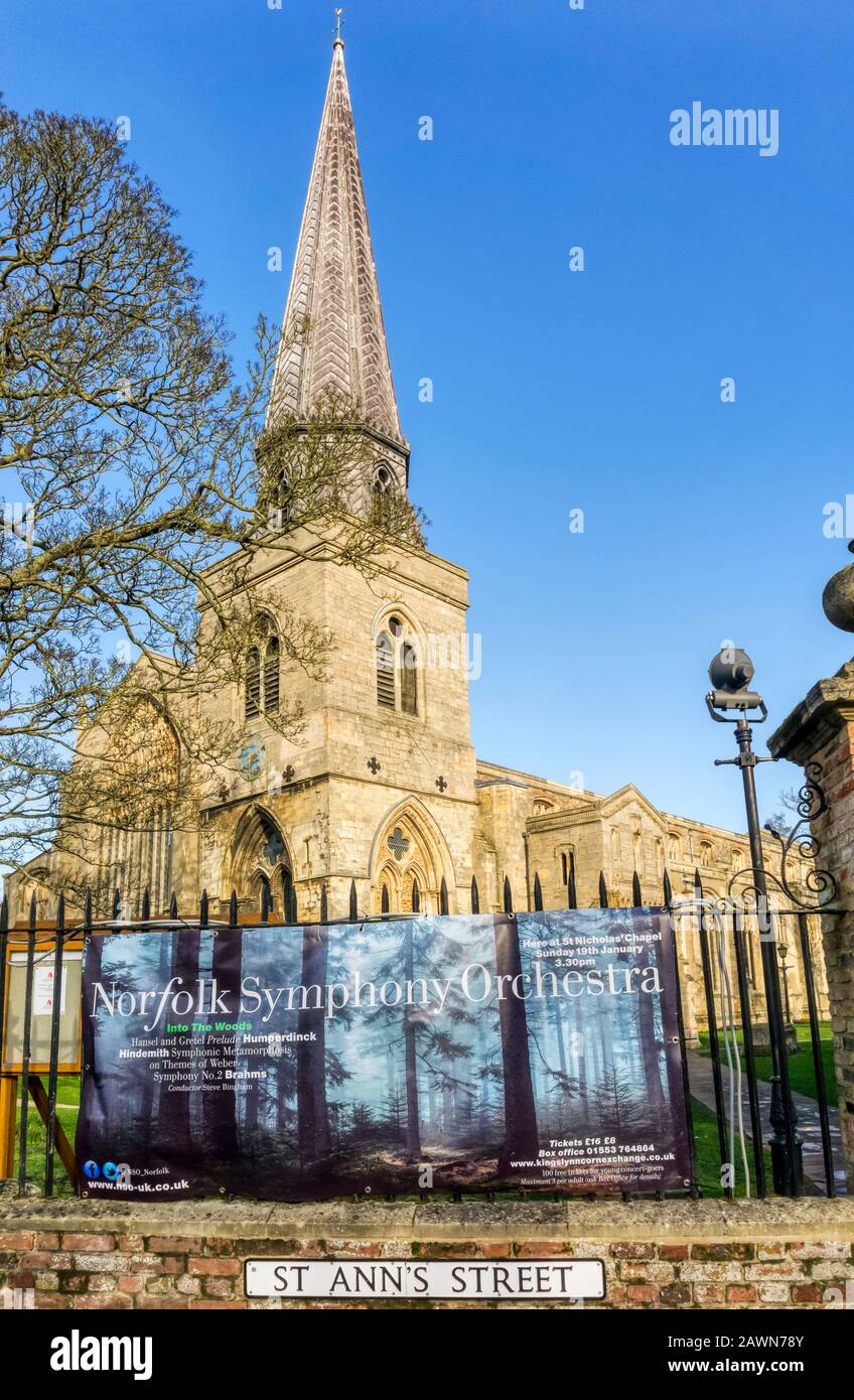 St nicholas chapel church kings lynn hires stock photography and