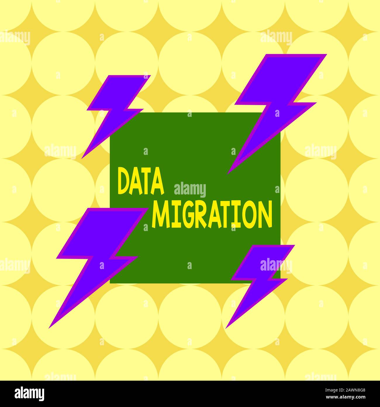 Conceptual hand writing showing Data Migration. Concept meaning process ...