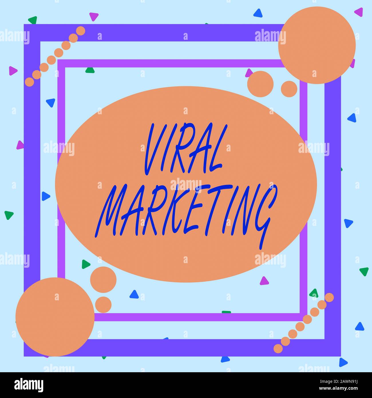 Conceptual hand writing showing Viral Marketing. Concept meaning