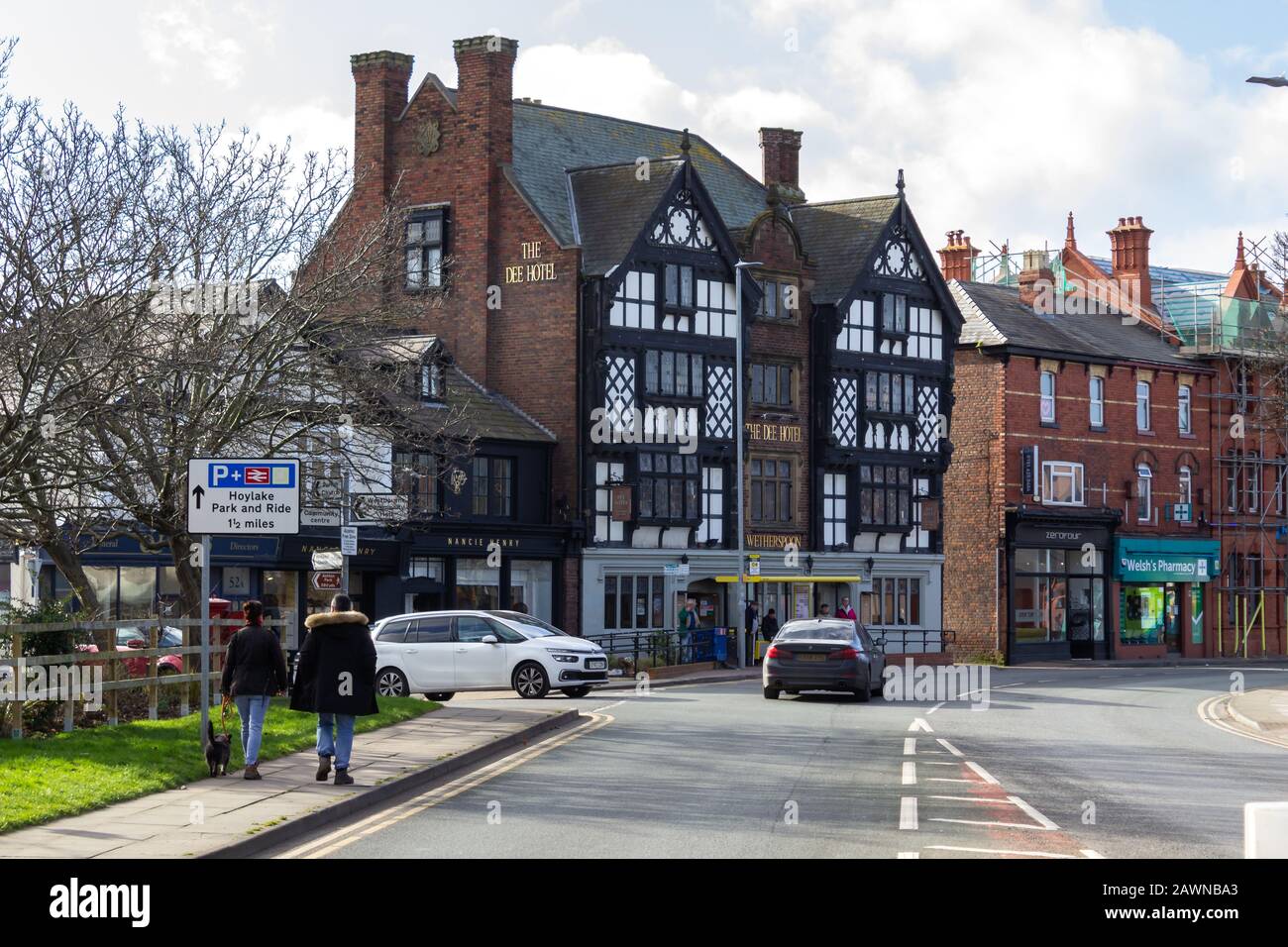 Grange road, West Kirby, Wirral Stock Photo Alamy
