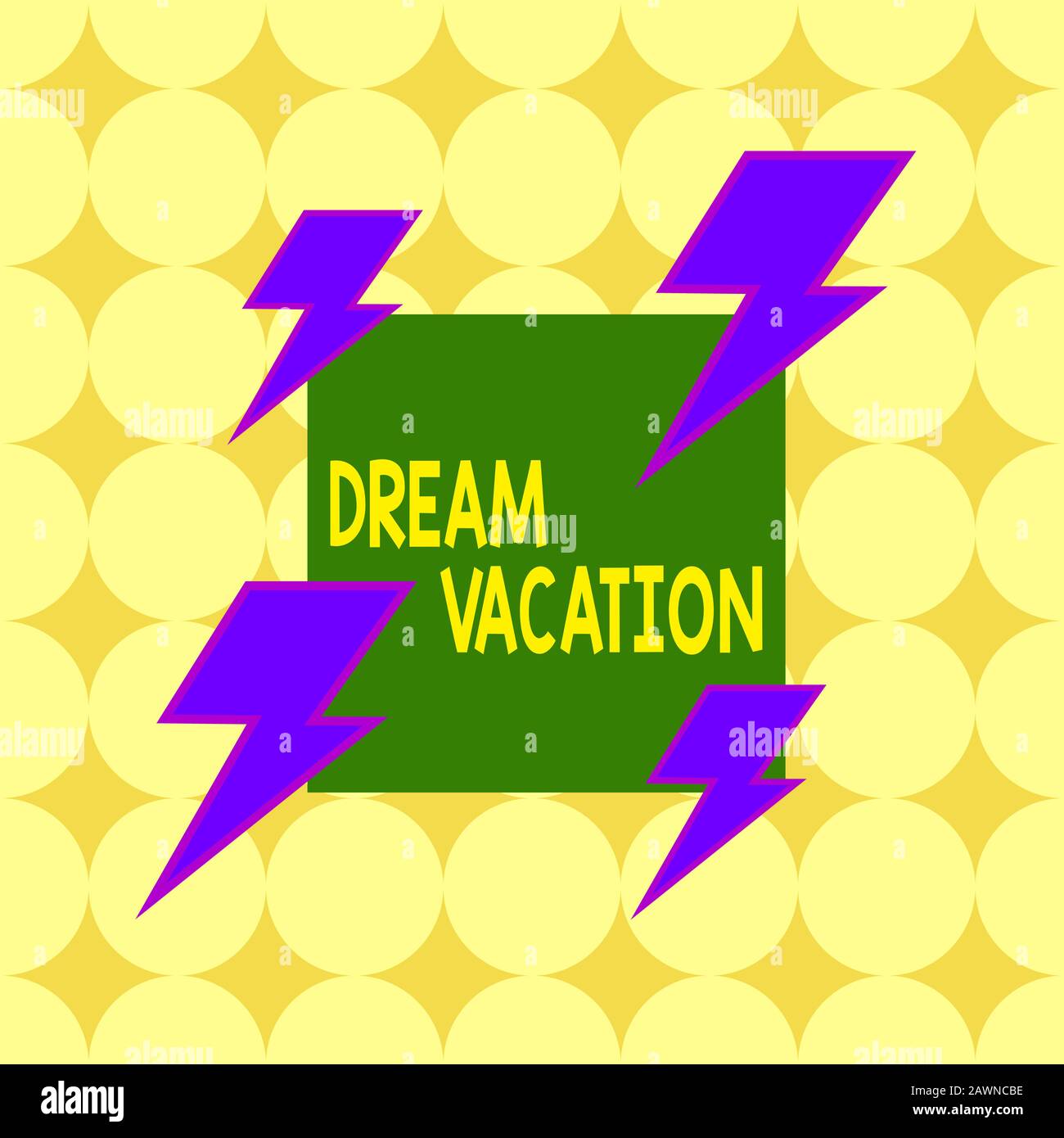 Conceptual Hand Writing Showing Dream Vacation Concept Meaning Time Specifically Set Aside For Enjoyment Or Relaxation Asymmetrical Format Pattern Ob Stock Photo Alamy
