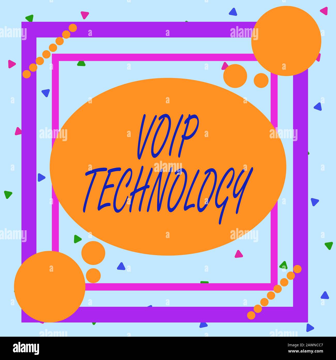 Conceptual hand writing showing Voip Technology. Concept meaning use ...