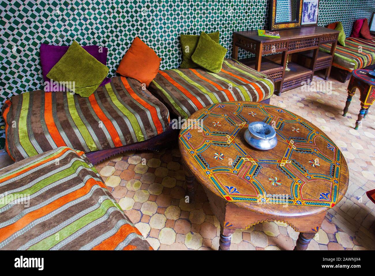 moroccan pillows floor