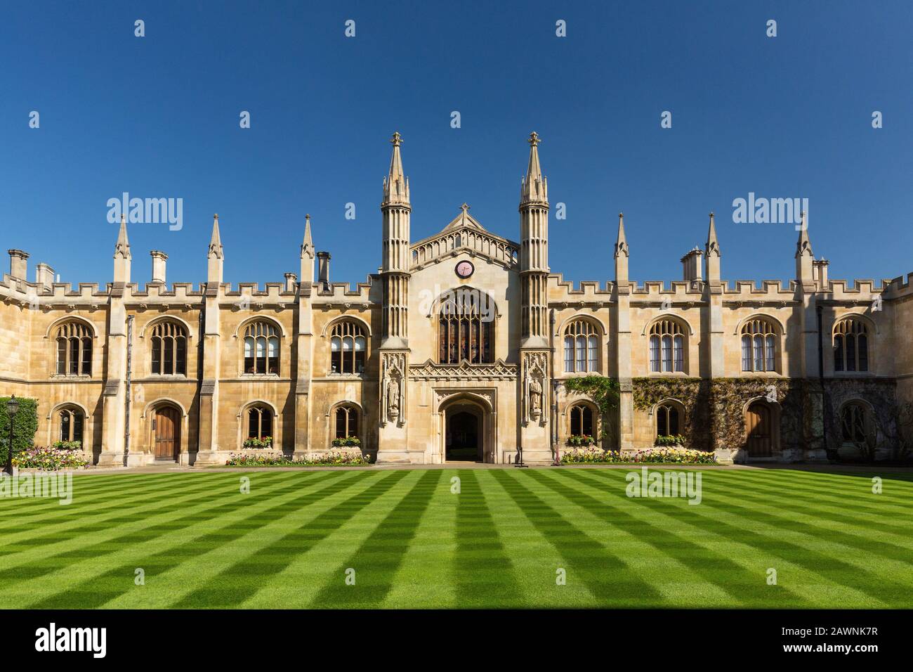 Corpus Christi College in Cambridge, UK Stock Photo