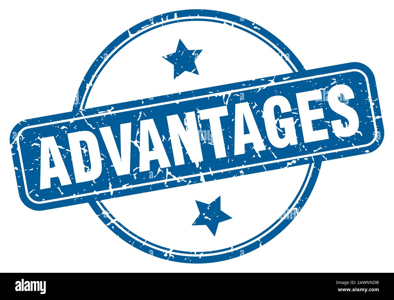 advantages stamp. advantages round vintage grunge sign. advantages ...